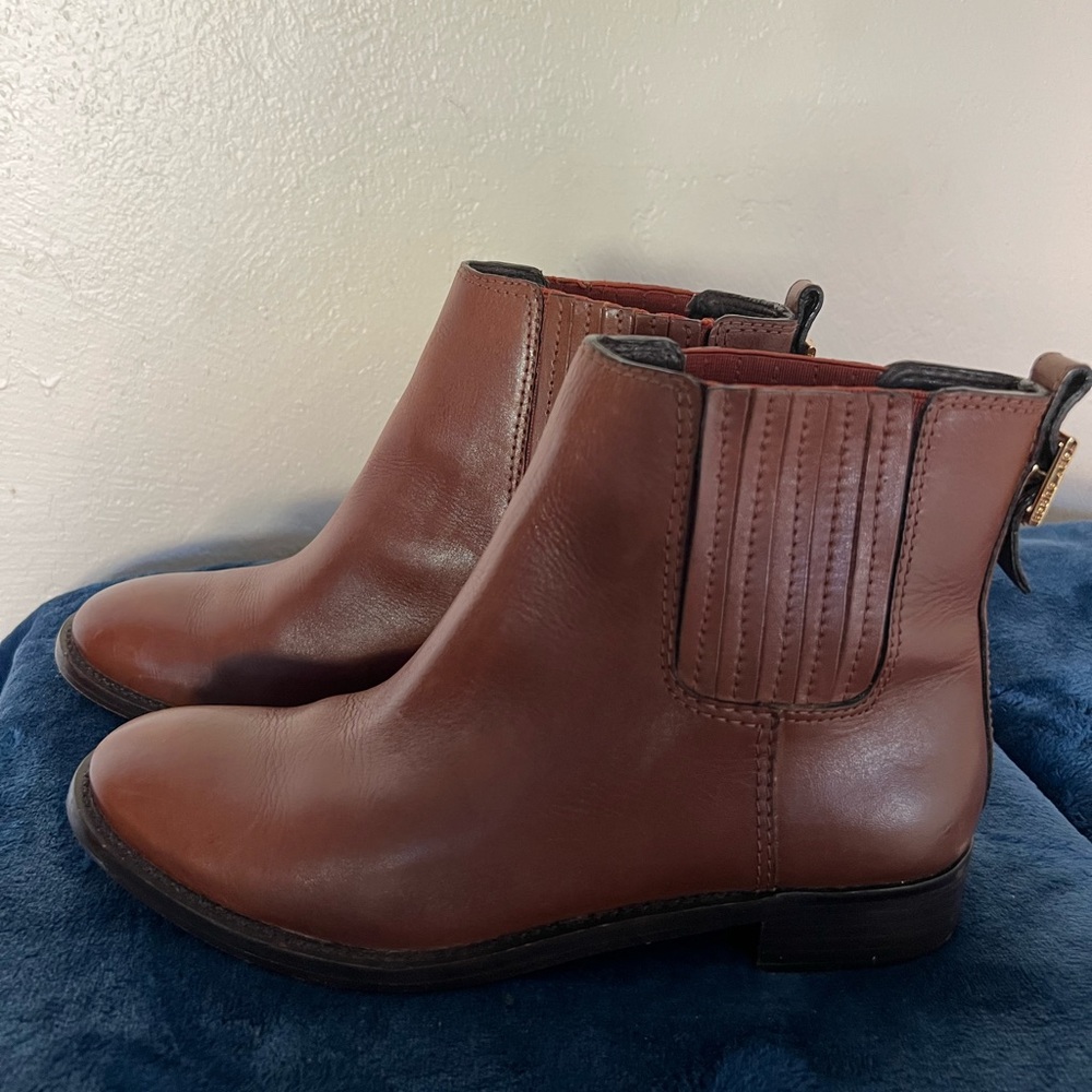 Tory Burch Leather Ankle Boots